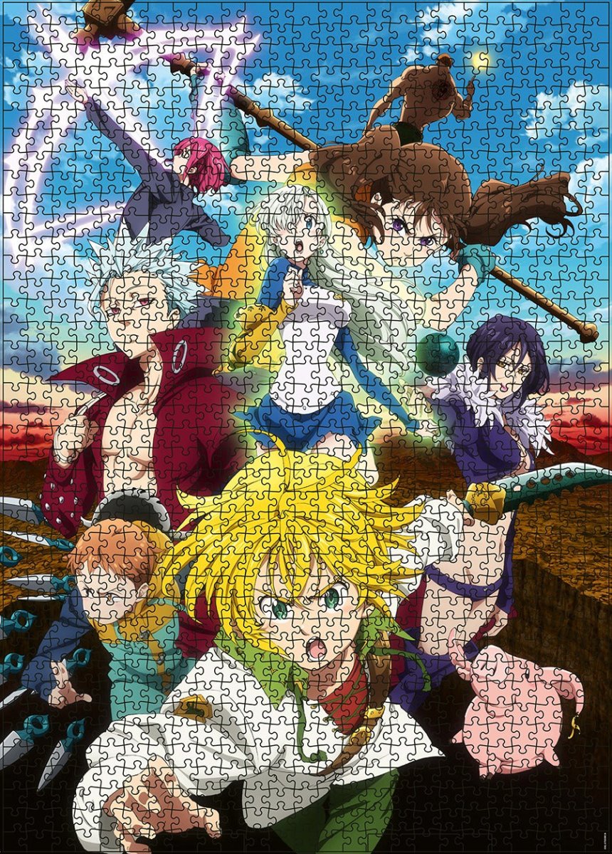The Seven Deadly Sins 1000 Piece Puzzle - Gootzy Gaming