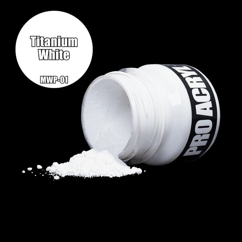 Titanium White - Weathering Pigments - Monument Hobbies - 37 mL Container - Gootzy Gaming