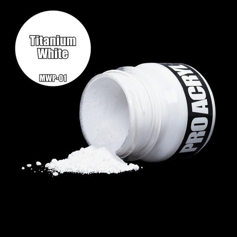 Titanium White - Weathering Pigments - Monument Hobbies - 37 mL Container - Gootzy Gaming