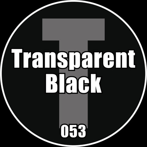 TRANSPARENT Black - Premium Matte Acrylic Miniatures Paint - Monument Hobbies - 22 mL Dropper Bottle - Gootzy Gaming