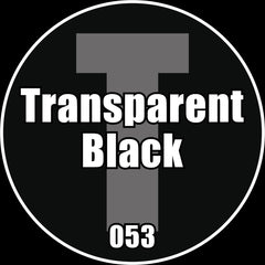 TRANSPARENT Black - Premium Matte Acrylic Miniatures Paint - Monument Hobbies - 22 mL Dropper Bottle - Gootzy Gaming