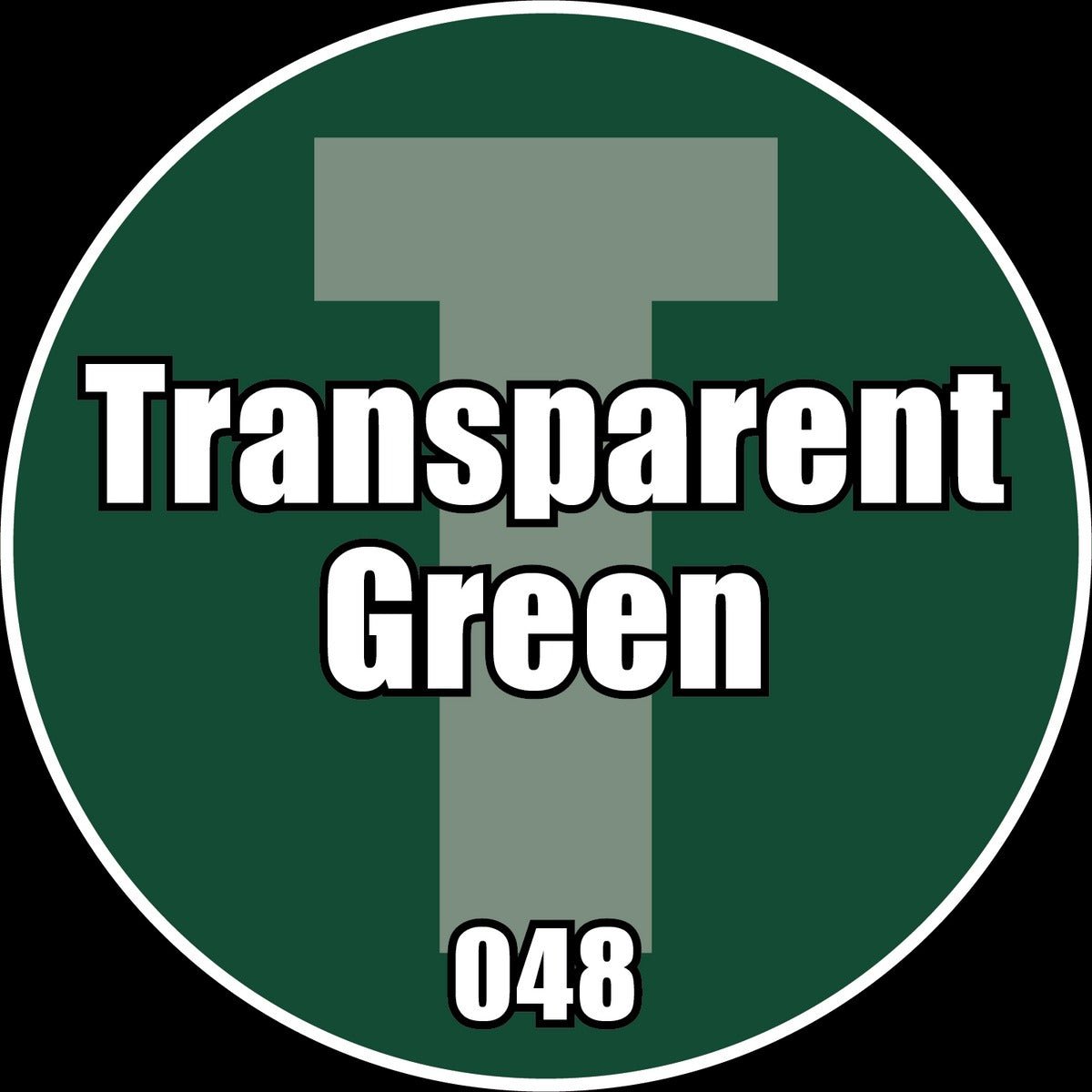 TRANSPARENT Green - Premium Matte Acrylic Miniatures Paint - Monument Hobbies - 22 mL Dropper Bottle - Gootzy Gaming