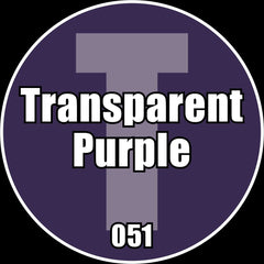 TRANSPARENT Purple - Premium Matte Acrylic Miniatures Paint - Monument Hobbies - 22 mL Dropper Bottle - Gootzy Gaming
