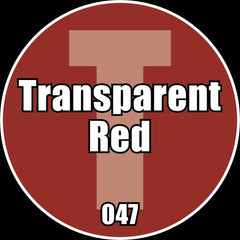 TRANSPARENT Red - Premium Matte Acrylic Miniatures Paint - Monument Hobbies - 22 mL Dropper Bottle - Gootzy Gaming