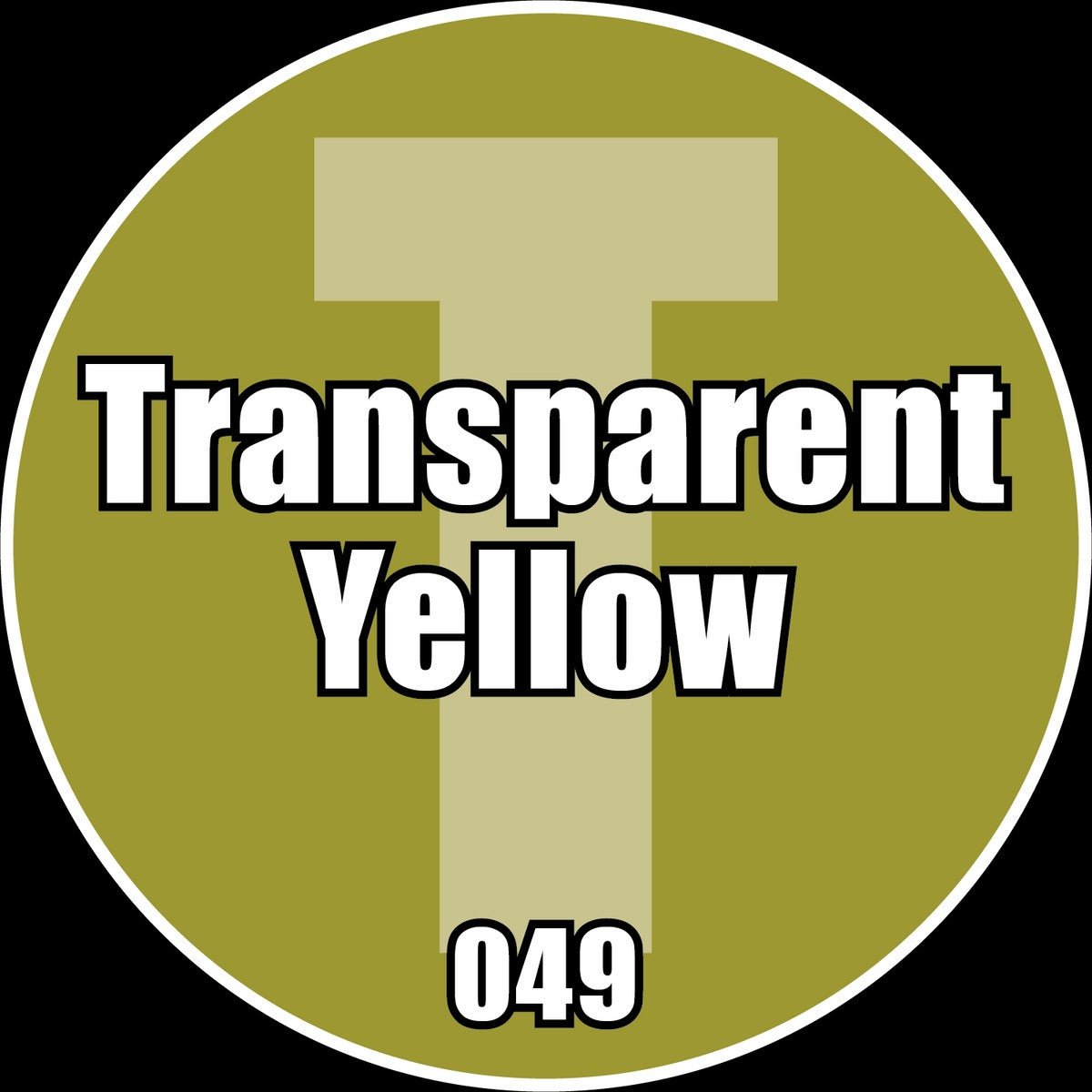 TRANSPARENT Yellow - Premium Matte Acrylic Miniatures Paint - Monument Hobbies - 22 mL Dropper Bottle - Gootzy Gaming