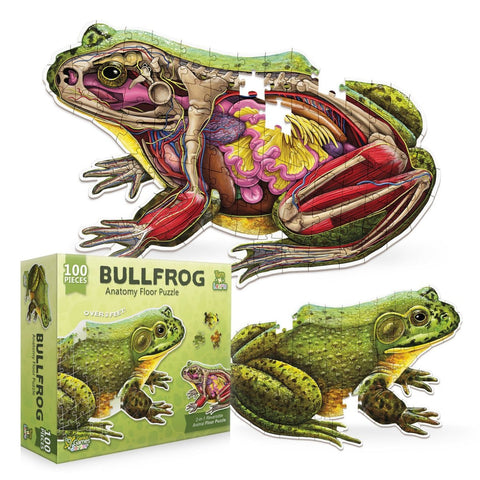 Turn N Learn: Bullfrog 100 Piece Anatomy Floor Puzzle - Gootzy Gaming