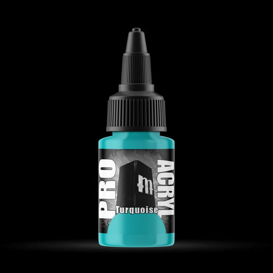 Turquoise - Premium Matte Acrylic Miniatures Paint - Monument Hobbies - 22 mL Dropper Bottle - Gootzy Gaming