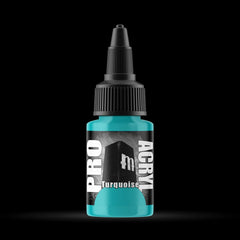 Turquoise - Premium Matte Acrylic Miniatures Paint - Monument Hobbies - 22 mL Dropper Bottle - Gootzy Gaming