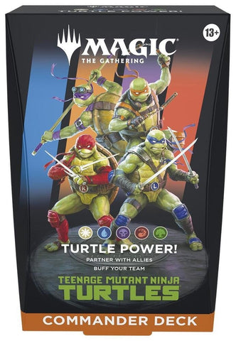 Turtle Power! - Teenage Mutant Ninja Turtles - Magic the Gathering Commander Deck - Gootzy Gaming
