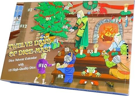 Twelve Days of Dice - Mas! Dice Advent Calendar - Gootzy Gaming