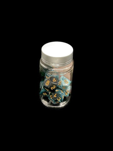 Twisted Mind Swirl - Plastic Standard 7 Dice Set - D&D Dice - Gootzy Gaming
