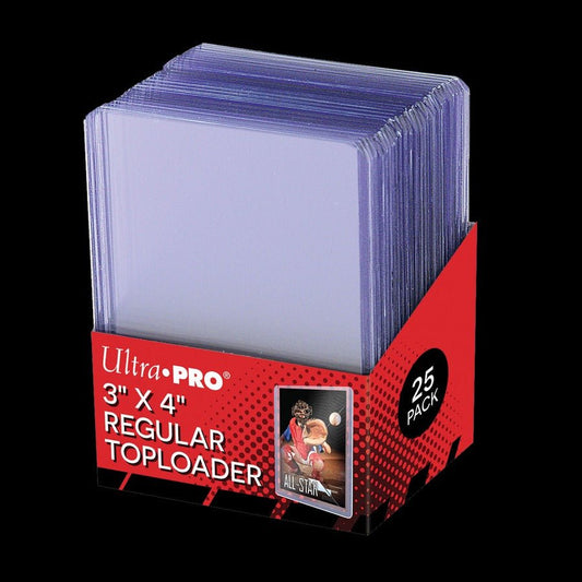 Ultra PRO Regular Toploader Sleeves - Clear (25 Sleeves) - Gootzy Gaming