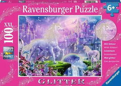 Unicorn Kingdom 100 XXL Piece Glitter Puzzle - Gootzy Gaming