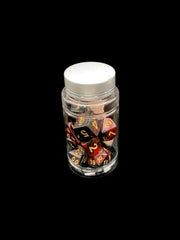 Vampire Swirl - Plastic Expanded 11 Dice Set - D&D Dice - Gootzy Gaming