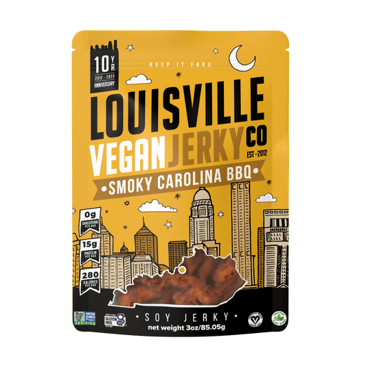 Vegan & Plant Based Smoky Carolina BBQ Jerky 3 oz: Single Bag - Gootzy Gaming