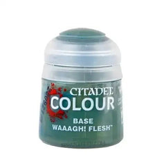 Waaagh! Flesh - Base Matte Acrylic Miniatures Paint - Citadel Colour - 12 mL - Gootzy Gaming