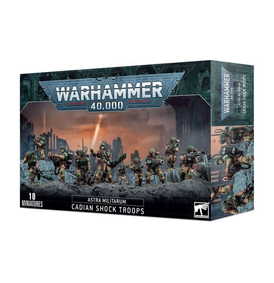 Warhammer 40K: Astra Militarum - Cadian Shock Troops - Gootzy Gaming