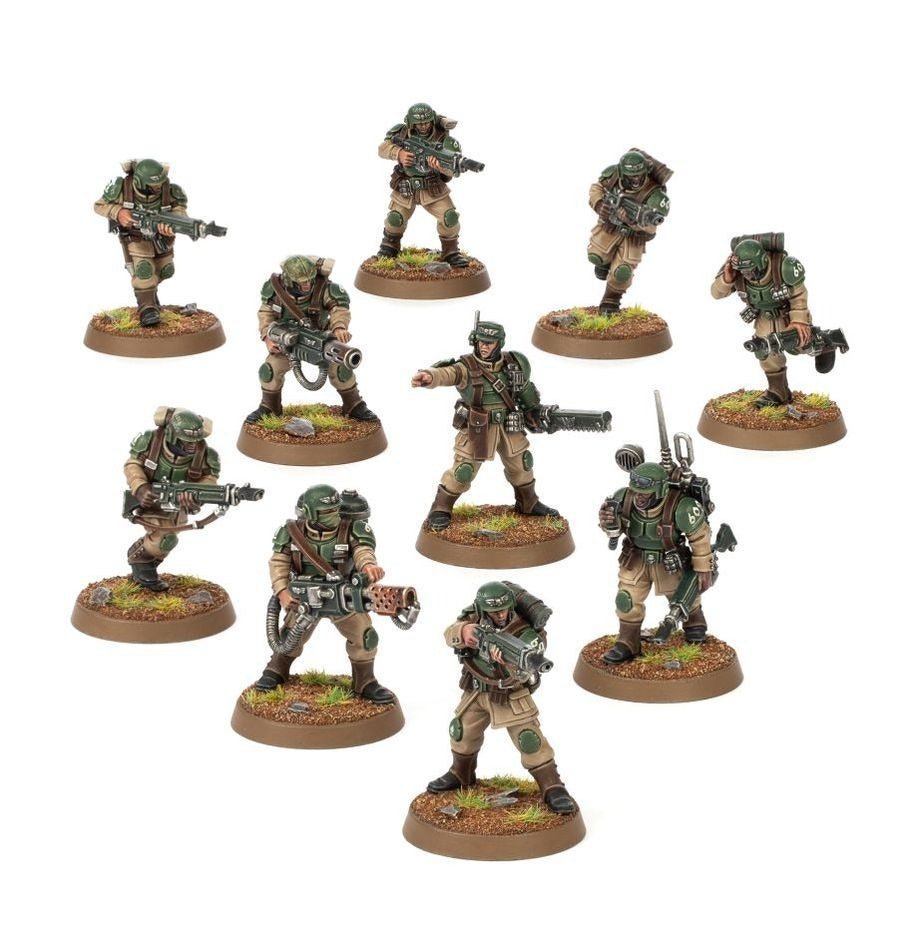Warhammer 40K: Astra Militarum - Cadian Shock Troops - Gootzy Gaming
