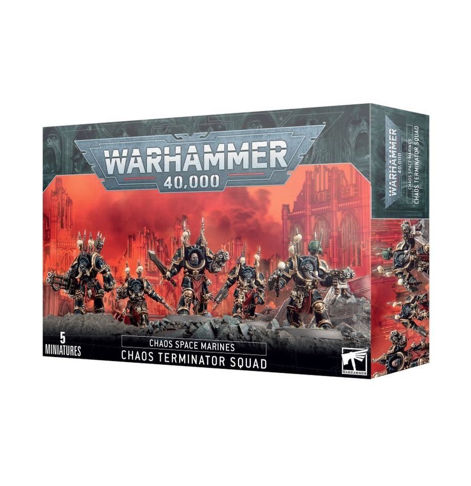 Warhammer 40K: Chaos Space Marines - Chaos Terminator Squad - Gootzy Gaming