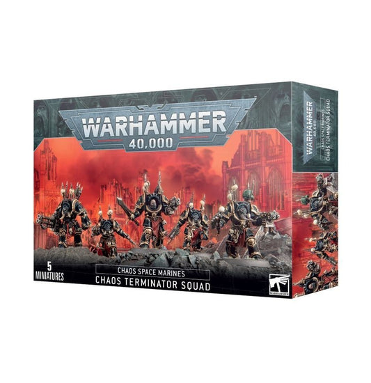 Warhammer 40K: Chaos Space Marines - Chaos Terminator Squad - Gootzy Gaming