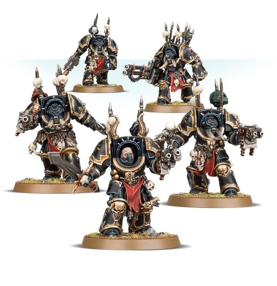Warhammer 40K: Chaos Space Marines - Chaos Terminator Squad - Gootzy Gaming