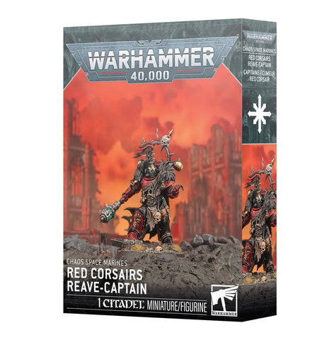 Warhammer 40K: Chaos Space Marines - Red Corairs Reave - Captain - Gootzy Gaming
