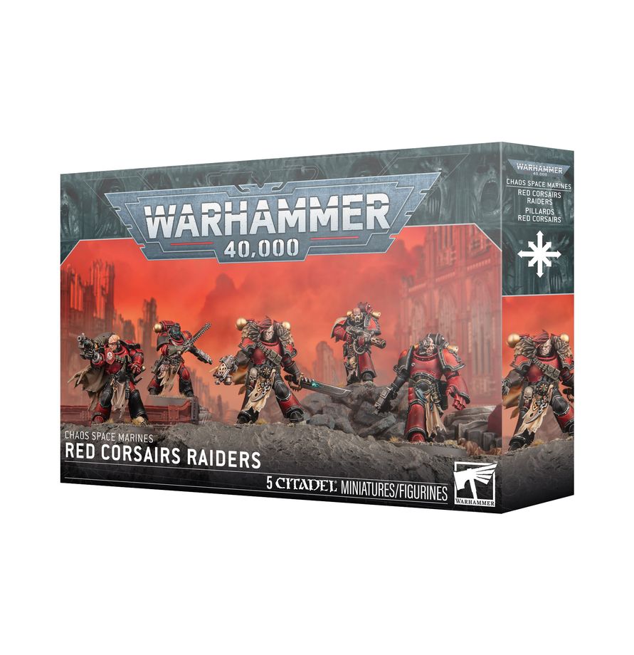 Warhammer 40K: Chaos Space Marines - Red Corsairs Raiders - Gootzy Gaming