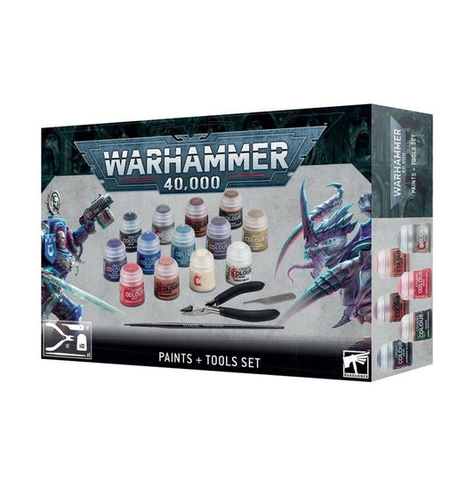 Warhammer 40K: Paints and Tools Set - Gootzy Gaming