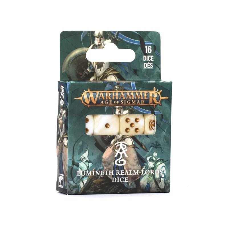 Warhammer Age of Sigmar: Lumineth Realm - Lords Dice Set - Gootzy Gaming