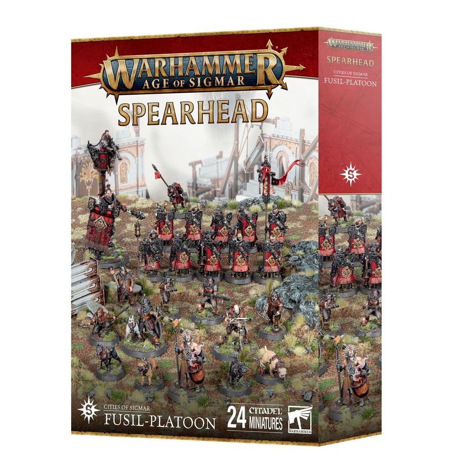 Warhammer Age of Sigmar: Spearhead - Cities of Sigmar - Fusil - Platoon - Gootzy Gaming