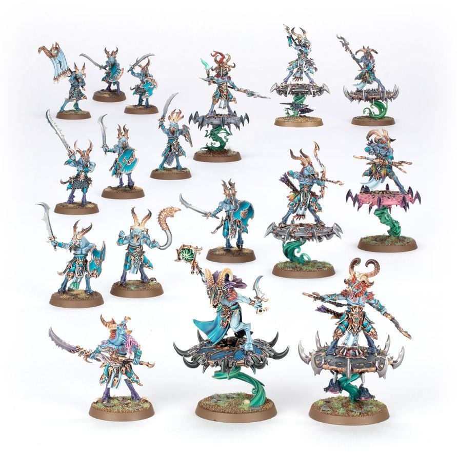 Warhammer Age of Sigmar: Spearhead - Disciples of Tzeentch - Tzaangor Warflock - Gootzy Gaming