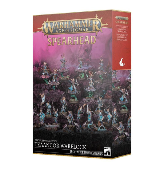 Warhammer Age of Sigmar: Spearhead - Disciples of Tzeentch - Tzaangor Warflock - Gootzy Gaming