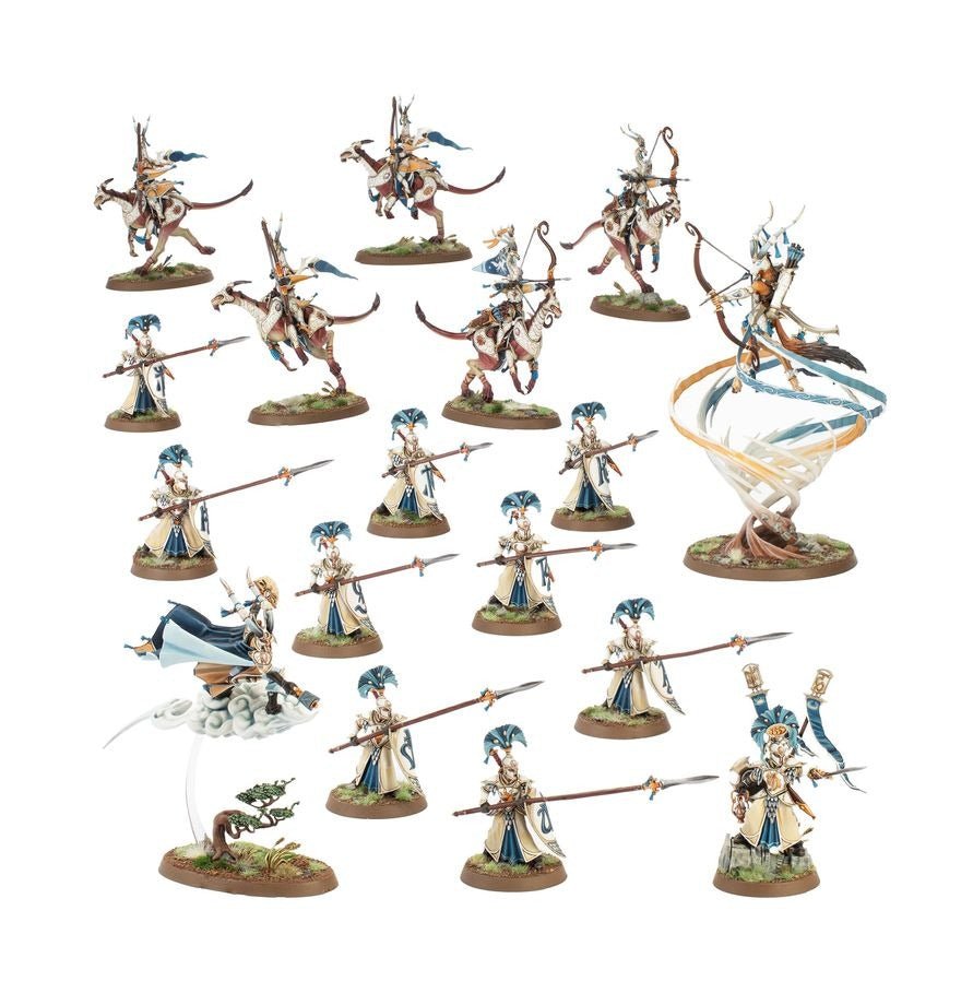 Warhammer Age of Sigmar: Spearhead - Lumineth Realm - Lords - Hurakan Vanguard - Gootzy Gaming