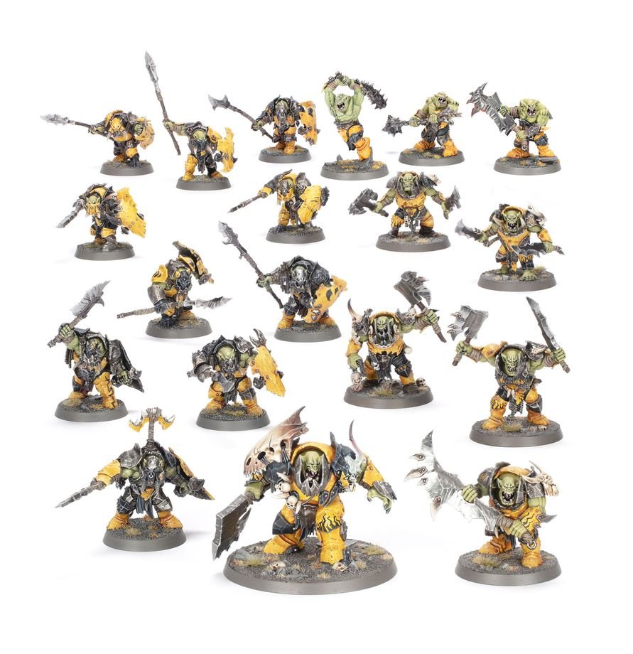 Warhammer Age of Sigmar: Spearhead - Orruk Warclans - Ironjawz Bigmob - Gootzy Gaming