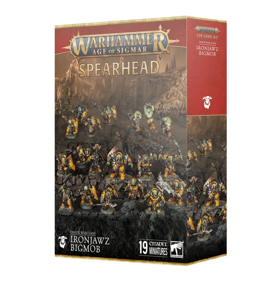 Warhammer Age of Sigmar: Spearhead - Orruk Warclans - Ironjawz Bigmob - Gootzy Gaming