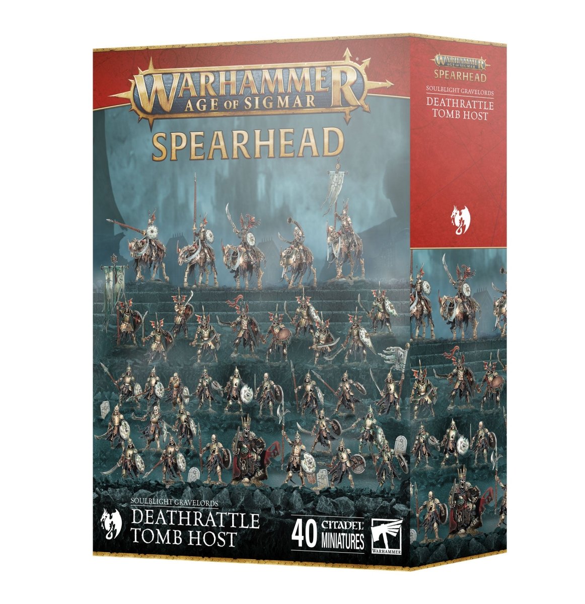 Warhammer Age of Sigmar: Spearhead - Soulblight Gravelords - Deathrattle Tomb Host - Gootzy Gaming
