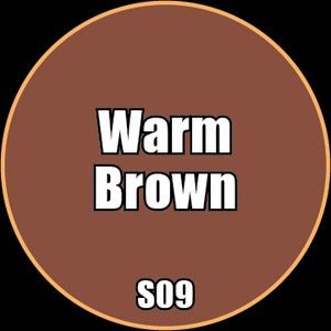 Warm Brown - Premium Matte Acrylic Miniatures Paint - Monument Hobbies - 22 mL Dropper Bottle - Gootzy Gaming
