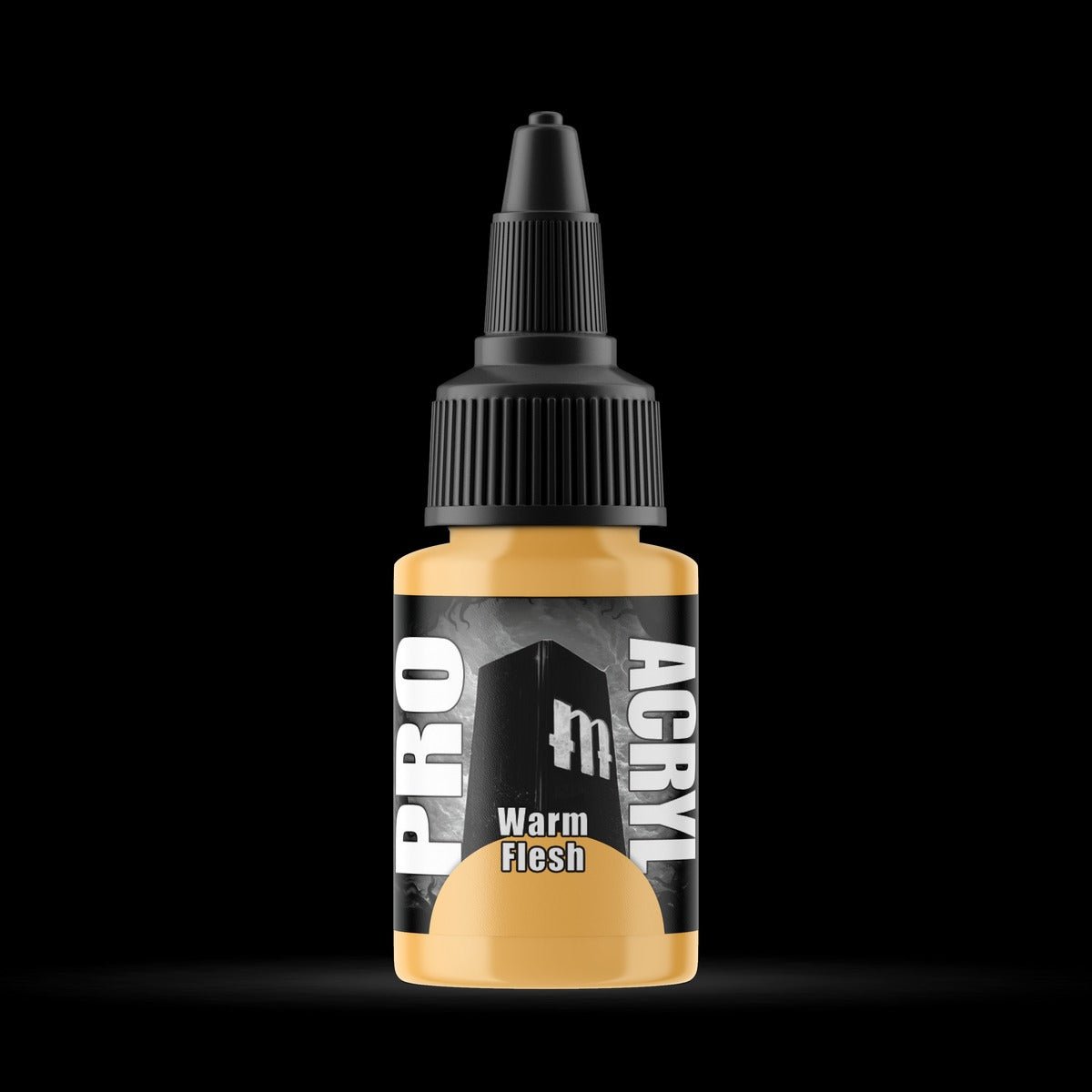 Warm Flesh - Premium Matte Acrylic Miniatures Paint - Monument Hobbies - 22 mL Dropper Bottle - Gootzy Gaming