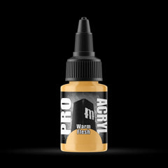 Warm Flesh - Premium Matte Acrylic Miniatures Paint - Monument Hobbies - 22 mL Dropper Bottle - Gootzy Gaming