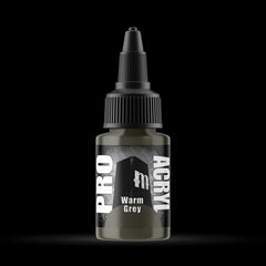 Warm Grey - Premium Matte Acrylic Miniatures Paint - Monument Hobbies - 22 mL Dropper Bottle - Gootzy Gaming