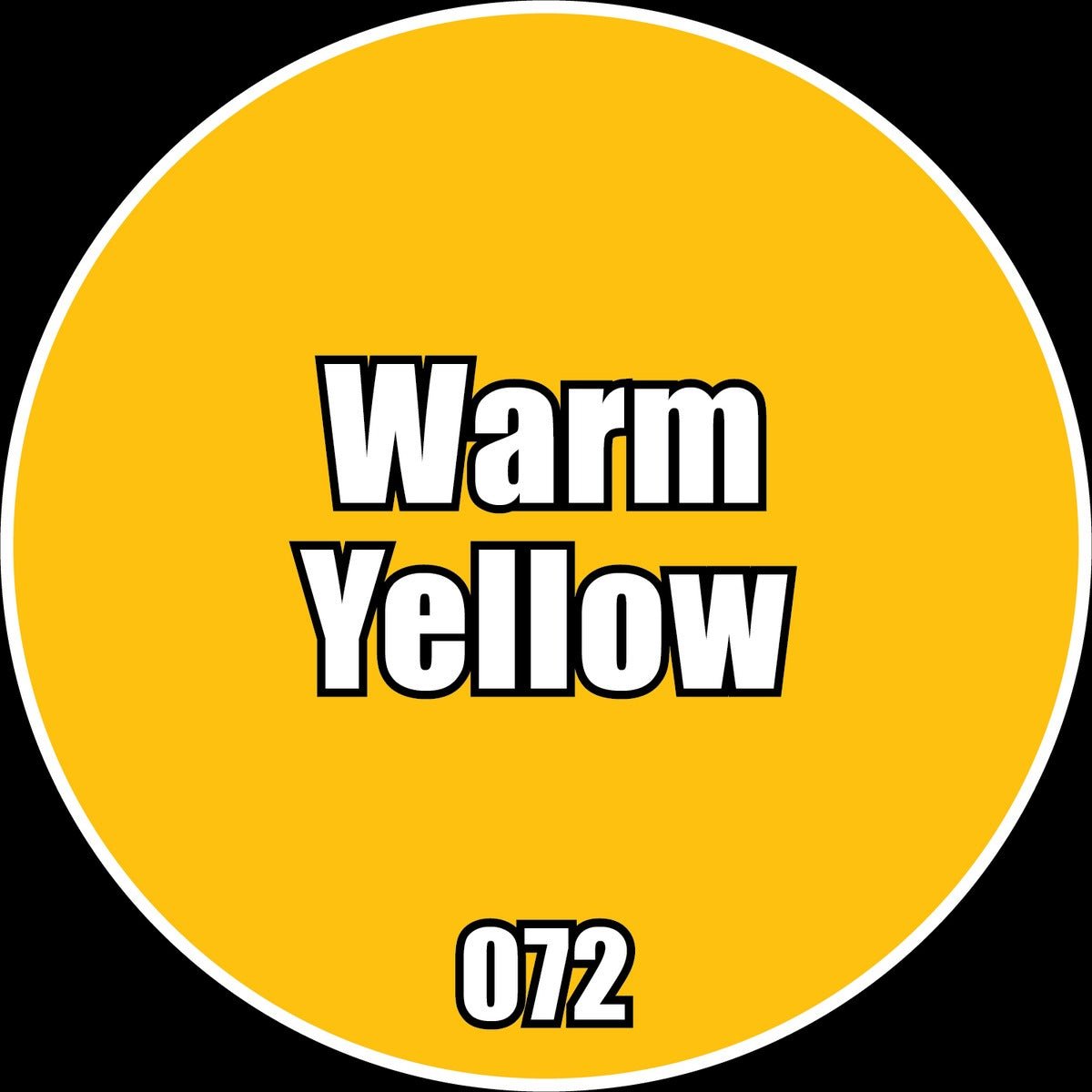 Warm Yellow - Premium Matte Acrylic Miniatures Paint - Monument Hobbies - 22 mL Dropper Bottle - Gootzy Gaming