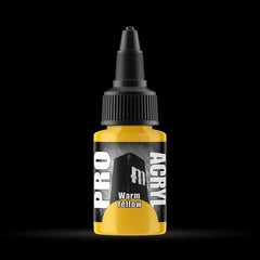 Warm Yellow - Premium Matte Acrylic Miniatures Paint - Monument Hobbies - 22 mL Dropper Bottle - Gootzy Gaming