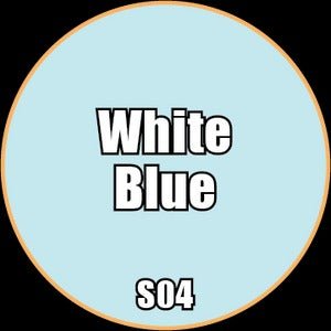 White Blue - Premium Matte Acrylic Miniatures Paint - Monument Hobbies - 22 mL Dropper Bottle - Gootzy Gaming