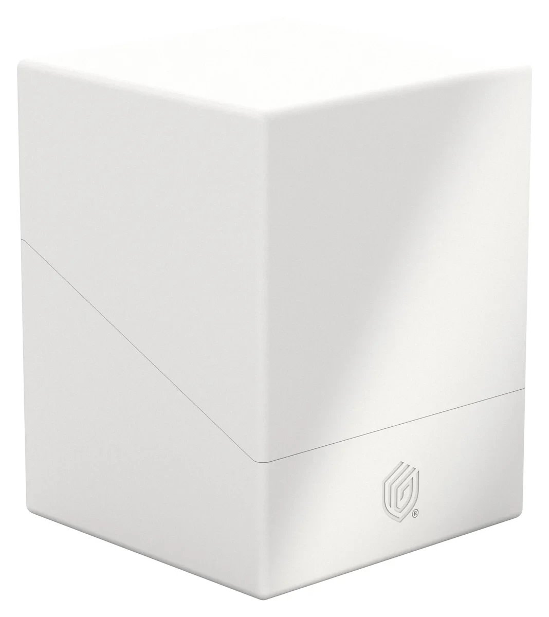 White - Boulder 100+ Solid Deck Box - Gootzy Gaming