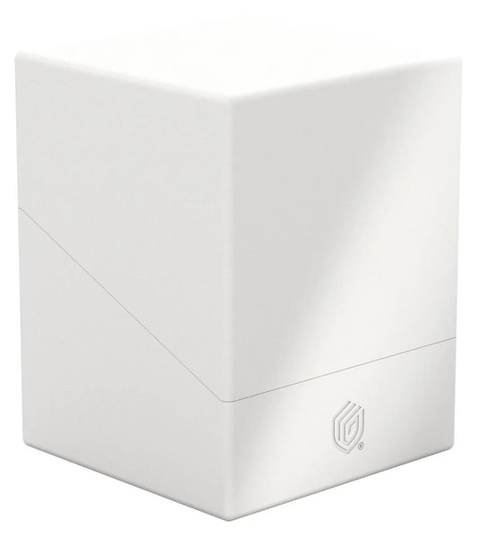 White - Boulder 100+ Solid Deck Box - Gootzy Gaming