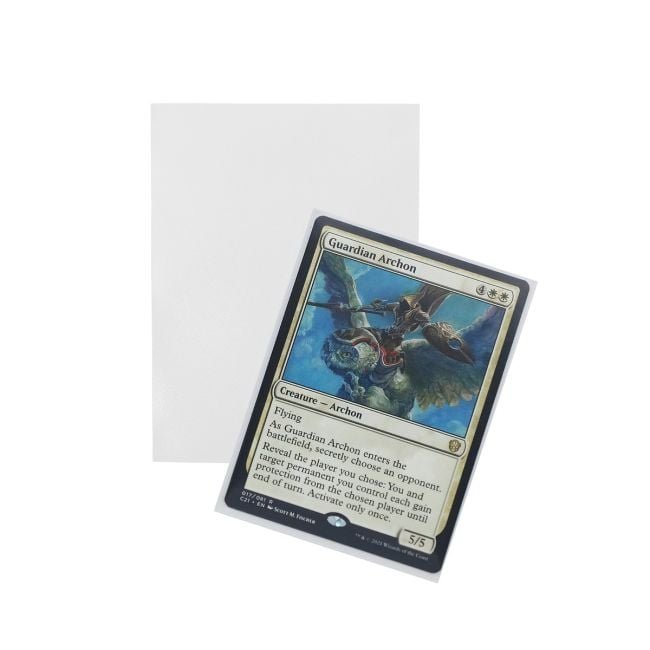 White - Spectrum Iridian Matte Card Sleeves - 100 Count - Gootzy Gaming