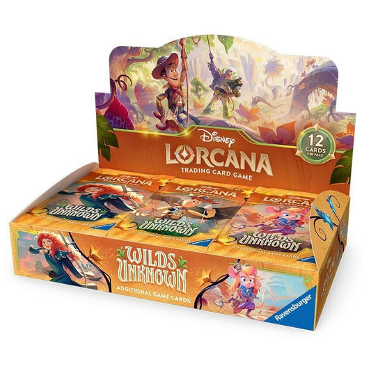 Wilds Unknown - Disney Lorcana - Booster Box - 24 Packs Sealed Box - Gootzy Gaming