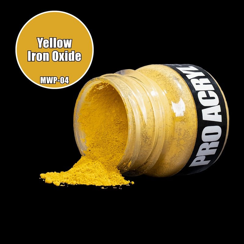 Yellow Iron Oxide - Weathering Pigments - Monument Hobbies - 37 mL Container - Gootzy Gaming