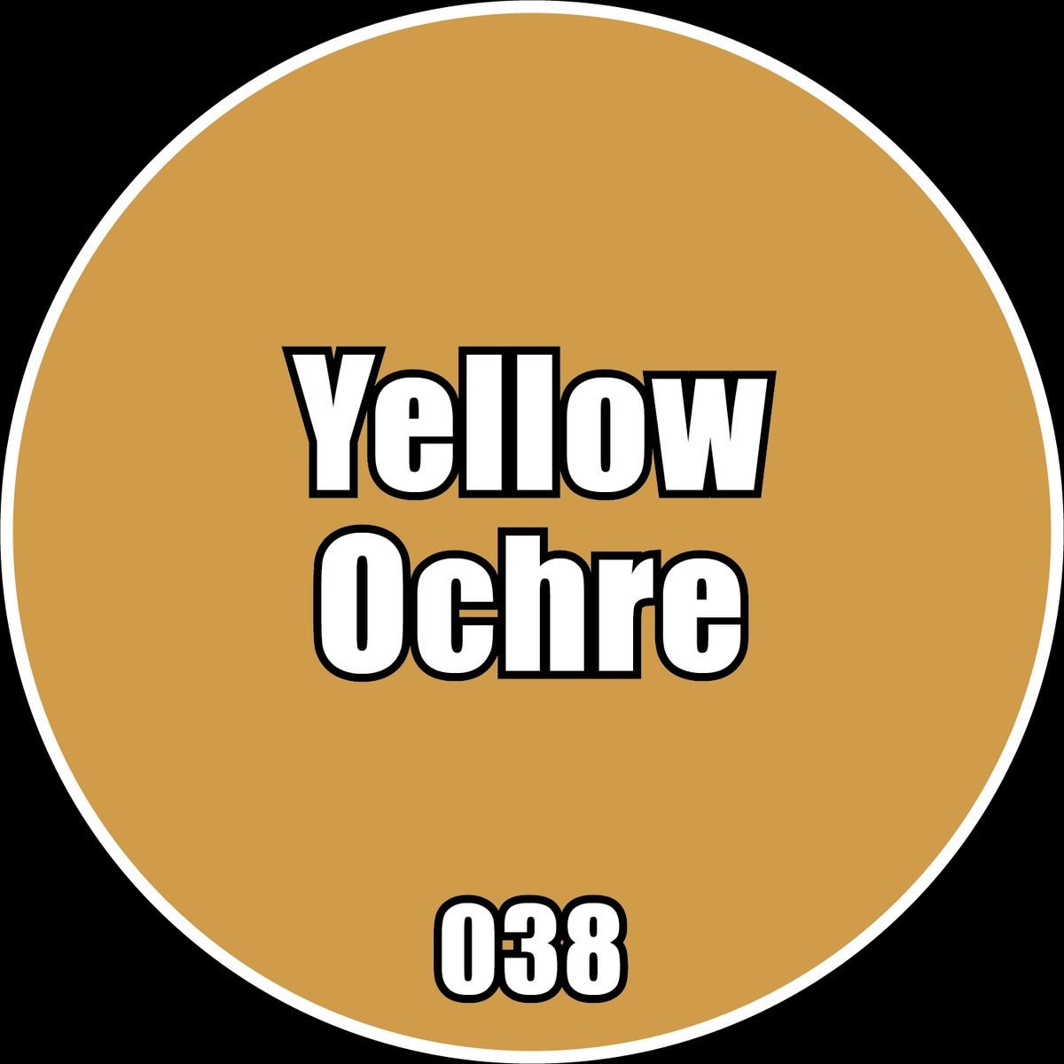 Yellow Ochre - Premium Matte Acrylic Miniatures Paint - Monument Hobbies - 22 mL Dropper Bottle - Gootzy Gaming