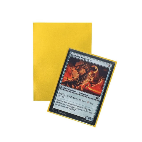 Yellow - Spectrum Iridian Matte Card Sleeves - 100 Count - Gootzy Gaming